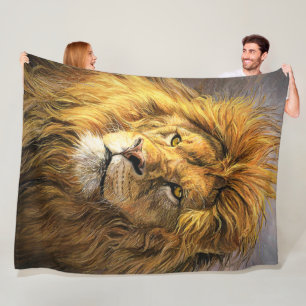 Lion Fleece Deken