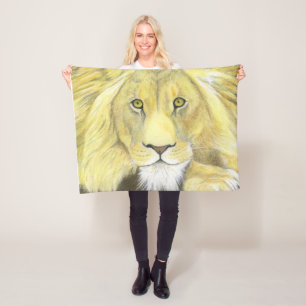 Lion Fleece Deken