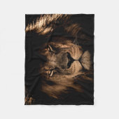 Lion Fleece Deken (Voorkant)