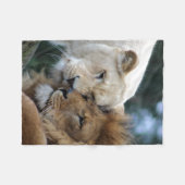 Lion Fleece Deken (Voorkant (Horizontaal))