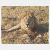 Lion fleece deken (Voorkant (Horizontaal))