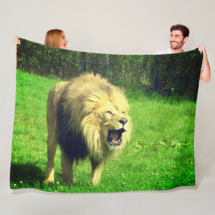 Lion Fleece Deken