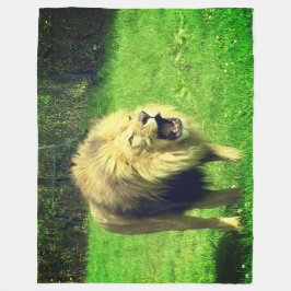 Lion Fleece Deken
