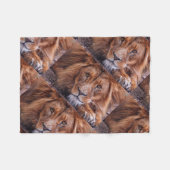 Lion Fleece Deken (Voorkant (Horizontaal))