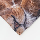 Lion Fleece Deken (Hoek)