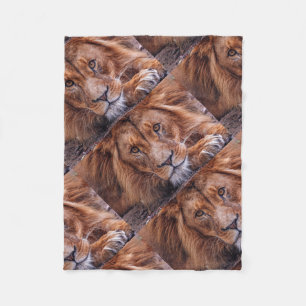 Lion Fleece Deken
