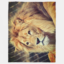 Lion Fleece Deken