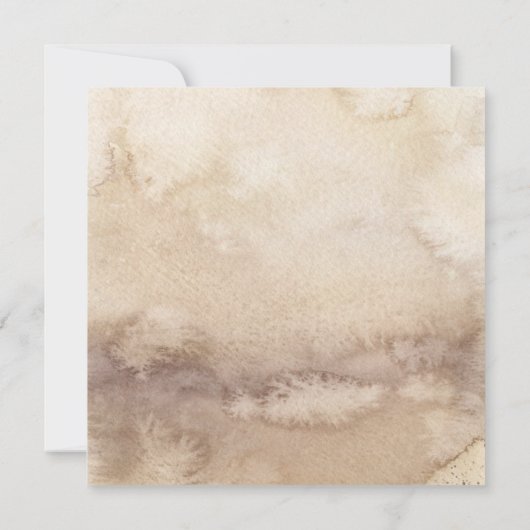 Lion Floral Kaart (Achterkant)