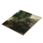 Lion Fontein in Rome (door H.A. Brendekilde) Tegeltje (Zijkant)