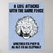 Lion Force Poster (Voorkant)