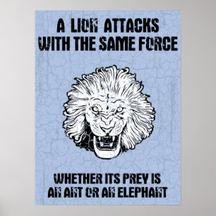 Lion Force Poster
