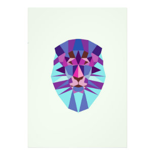 Lion Foto Afdruk