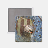 Lion Fountain Magneet (Voorkant / Achterkant)