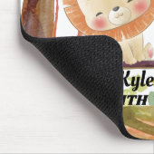 Lion, Fox, Bunny en Birds Blush Natuur slikken Muismat (Hoek)