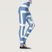 Lion Fret blue leggings (Rechts)