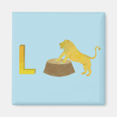 Lion Fridge Magnet (Voorkant)