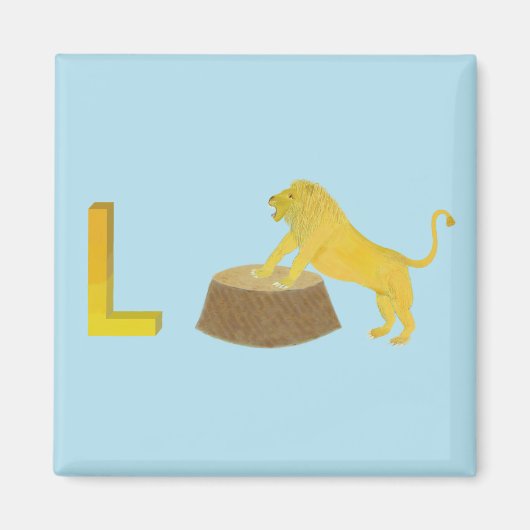 Lion Fridge Magnet (Voorkant)