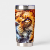 Lion Geïsoleerde Drinkbeker (Voorkant)