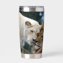 Lion Geïsoleerde Drinkbeker