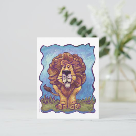 Lion Gifts & Accessoires Briefkaart (Staand voorkant)