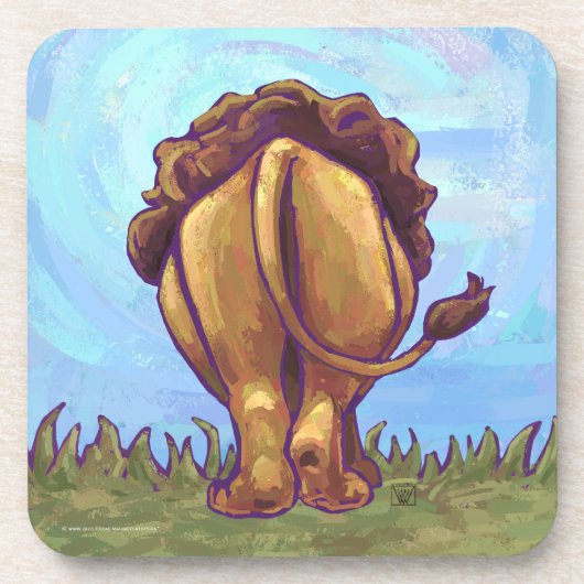 Lion Gifts & Accessoires Drankjes Onderzetter (Voorkant)