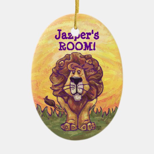 Lion Gifts & Accessoires Keramisch Ornament (Voorkant)