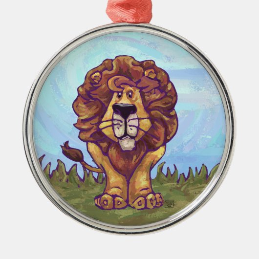 Lion Gifts & Accessoires Metalen Ornament (Voorkant)