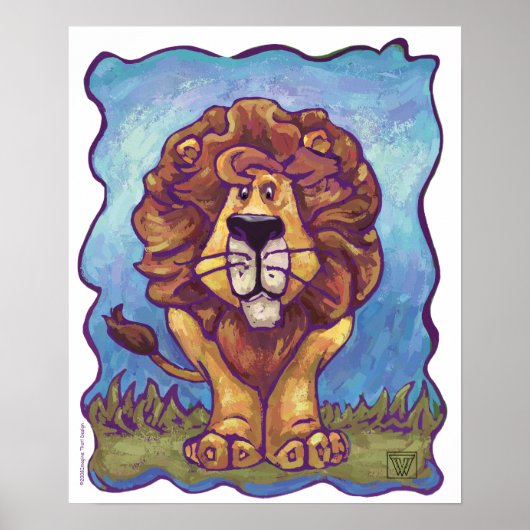 Lion Gifts & Accessoires Poster (Voorkant)