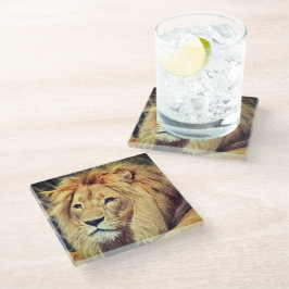 Lion Glazen Onderzetter