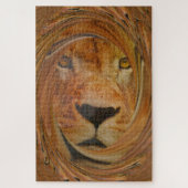 Lion glimlach legpuzzel (Verticaal)