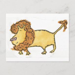 Lion glimlachen briefkaart