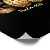 Lion God Christelijke ben nog steeds en weet dat i Poster (Hoek)