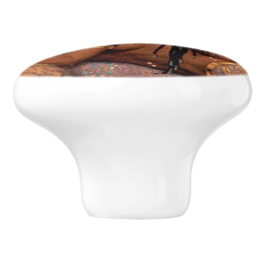 Lion Goddess Egyptian Princess Ceramic Pull Knob Keramische Knop (Zijkant)