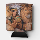 Lion Goddess Koelbox Egyptian Princess Blikjeskoeler (Achterkant)