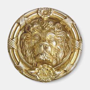 Lion Gold Magnet