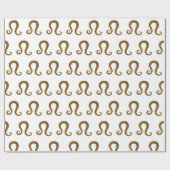 Lion GoldenSign Gouden Symbool Cadeaupapier (Vlak)