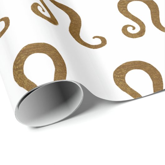 Lion GoldenSign Gouden Symbool Cadeaupapier (Rol Hoek)