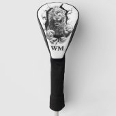 Lion Golf Head Hoesje Golfheadcover (Voorkant)