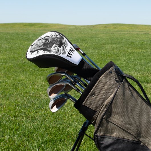 Lion Golf Head Hoesje Golfheadcover (Insitu)