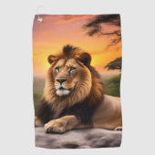 Lion Golfhanddoek (Voorkant)