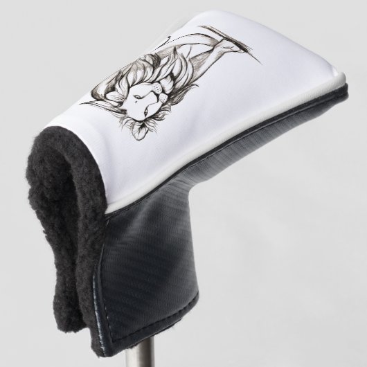Lion Golfheadcover (3/4 voorkant)