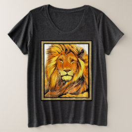 Lion Grote Maat T-shirt
