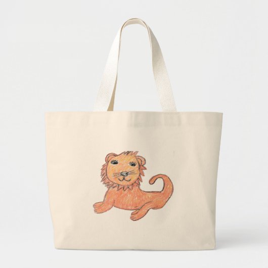 Lion Grote Tote Bag (Voorkant)