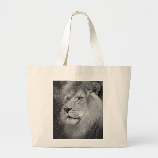 Lion Grote Tote Bag (Voorkant)