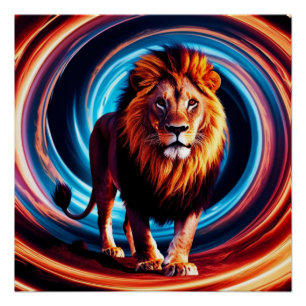 Lion Gyre-Poster Perfect Poster