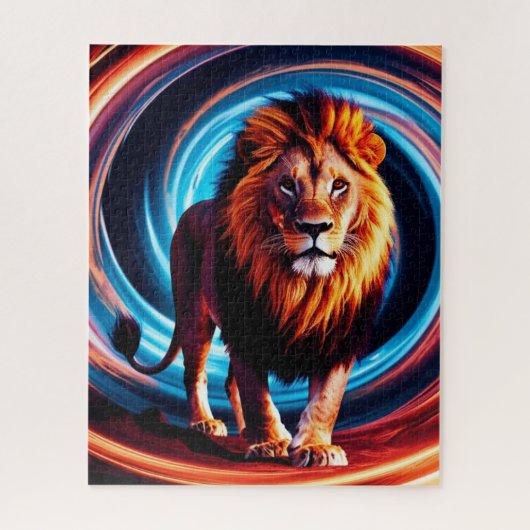 Lion Gyre-puzzel Legpuzzel (Verticaal)