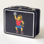 Lion Handball-speler Handball (Voorkant)