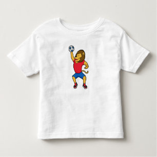 Lion Handball-speler Handball Kinder Shirts