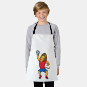 Lion Handball-speler Handball Schort (Gedragen)