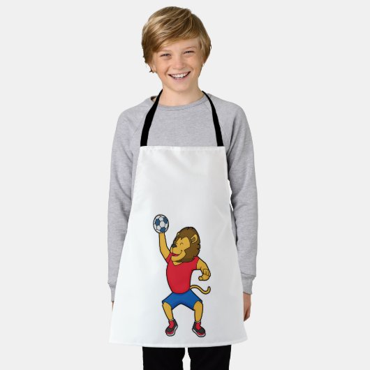 Lion Handball-speler Handball Schort (Gedragen)